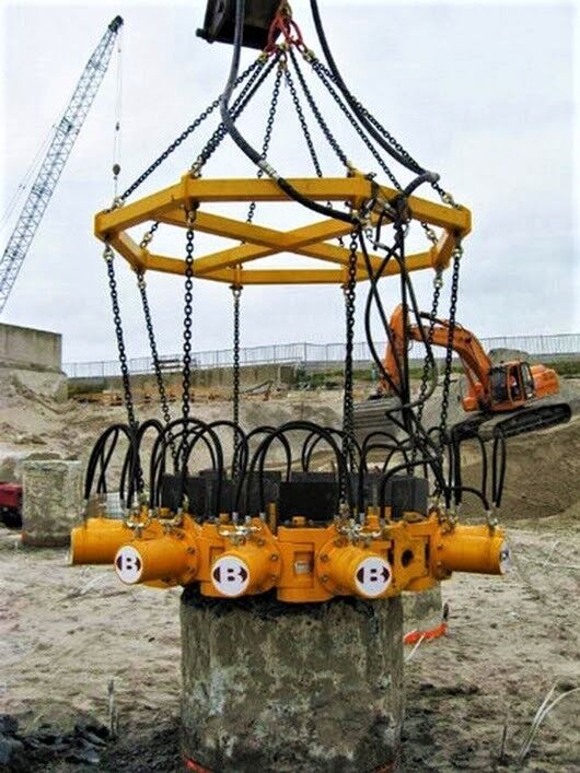 Dodatak za Bager novi AME Hydraulic Concrete Pile Breaker: slika 15