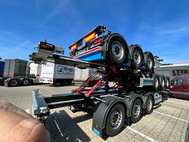 D-TEC Containerchassis Flexitrailer - Poluprikolica za prevoz kontejnera/ Poluprikolica sa promenjivim sandukom: slika 2 D-TEC Containerchassis Flexitrailer - Poluprikolica za prevoz kontejnera/ Poluprikolica sa promenjivim sandukom: slika 2