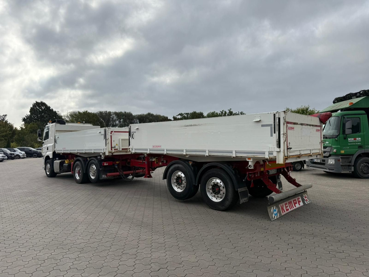 DAF CF 480 FAN 6x2 Dreiseitenkipper Inkl. Anhänger - Istovarivač: slika 5 DAF CF 480 FAN 6x2 Dreiseitenkipper Inkl. Anhänger - Istovarivač: slika 5