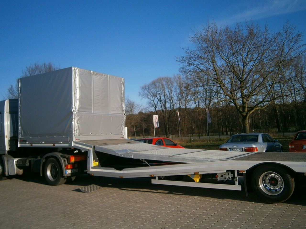 Gabelstaplertransporter Tiefbett Rampen - Niska poluprikolica za prevoz: slika 3 Gabelstaplertransporter Tiefbett Rampen - Niska poluprikolica za prevoz: slika 3