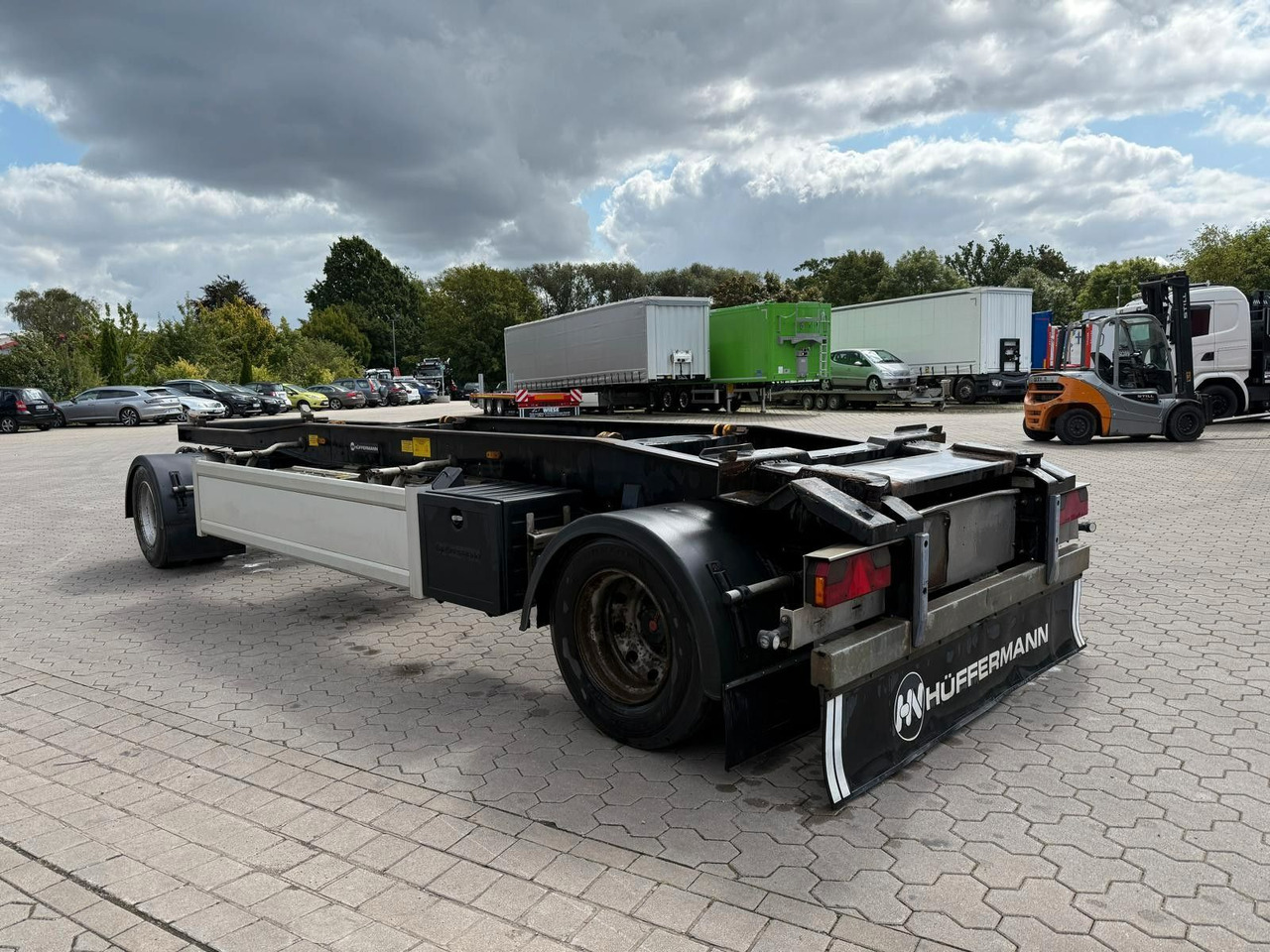 Hüffermann HSM - Containeranhänger + TÜV NEU - Prikolica za prevoz kontejnera/ Prikolica sa promenjivim sandukom: slika 3 Hüffermann HSM - Containeranhänger + TÜV NEU - Prikolica za prevoz kontejnera/ Prikolica sa promenjivim sandukom: slika 3