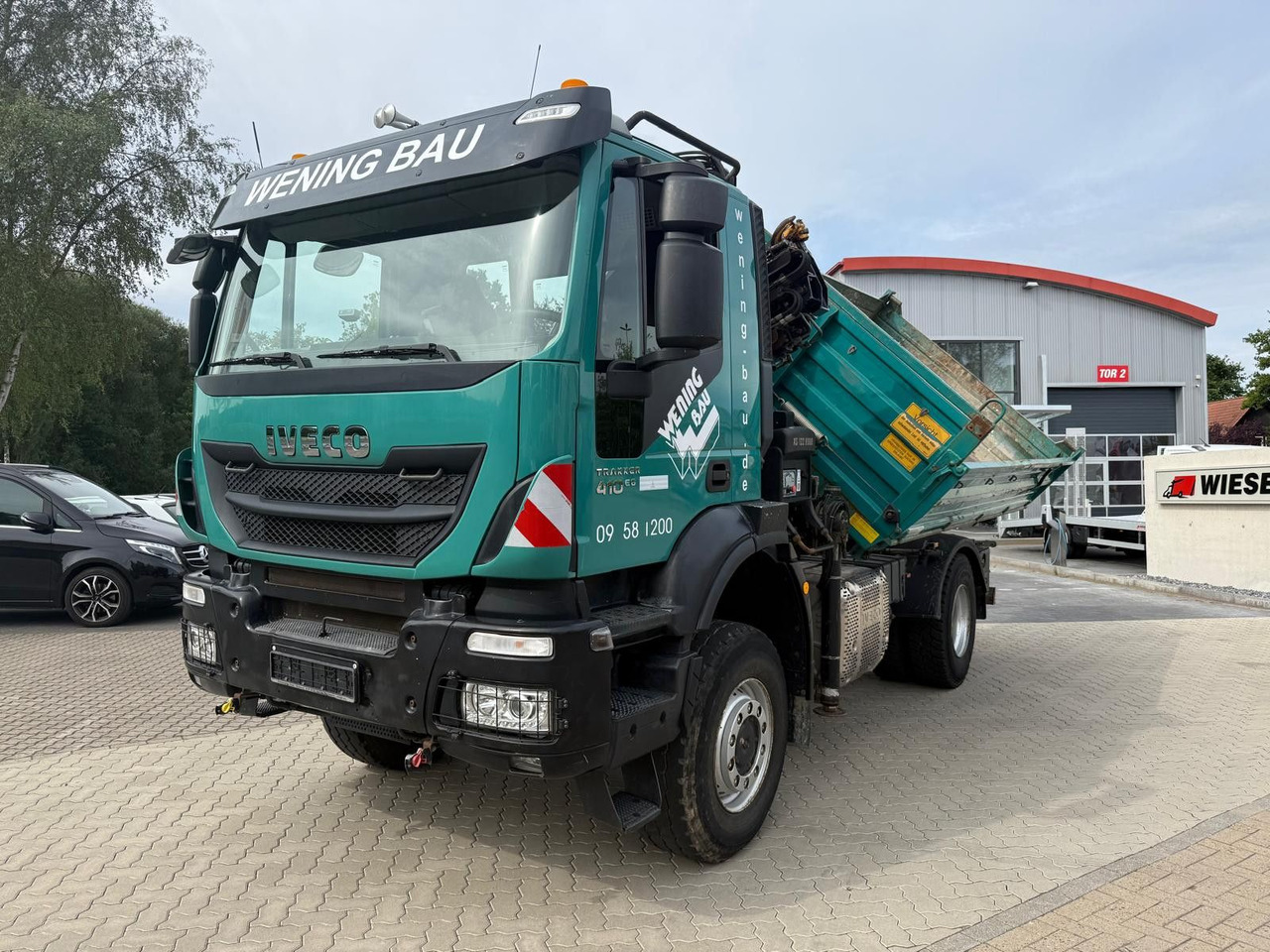 Iveco AD190 T/W Trakker 410 4x4 Allrad Kran KipperHIAB - Istovarivač, Kamion sa dizalicom: slika 1 Iveco AD190 T/W Trakker 410 4x4 Allrad Kran KipperHIAB - Istovarivač, Kamion sa dizalicom: slika 1