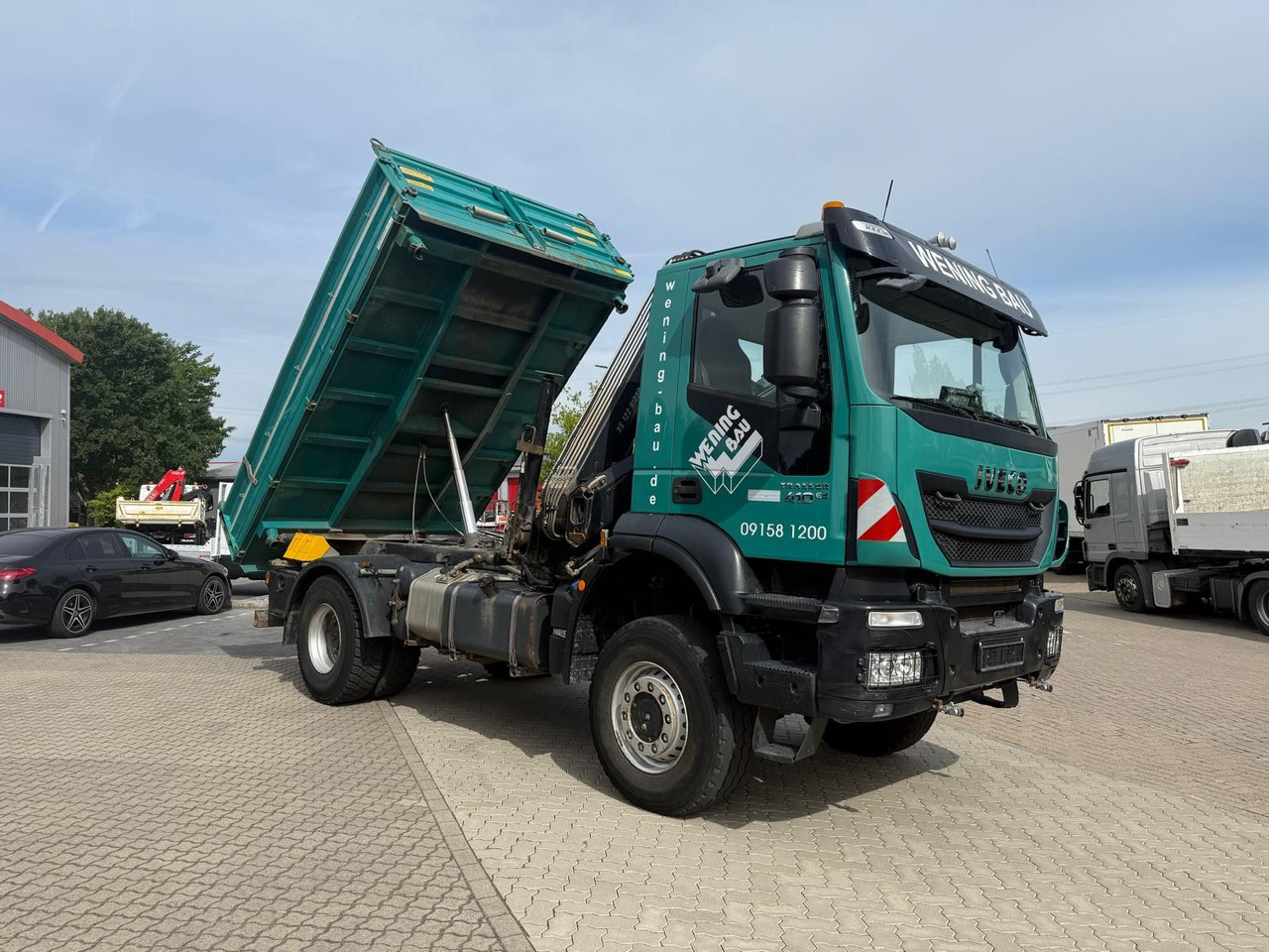 Iveco AD190 T/W Trakker 410 4x4 Allrad Kran KipperHIAB - Istovarivač, Kamion sa dizalicom: slika 3 Iveco AD190 T/W Trakker 410 4x4 Allrad Kran KipperHIAB - Istovarivač, Kamion sa dizalicom: slika 3