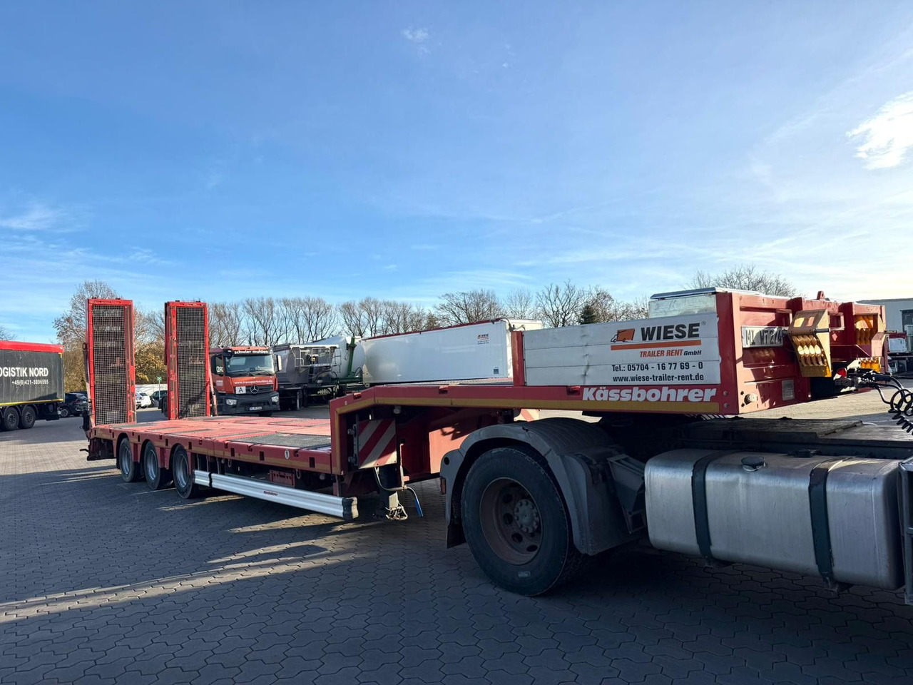 Kässbohrer K.SLA.HS Tieflader teleskopierbar hydr. Hochbett - Niska poluprikolica za prevoz: slika 4 Kässbohrer K.SLA.HS Tieflader teleskopierbar hydr. Hochbett - Niska poluprikolica za prevoz: slika 4