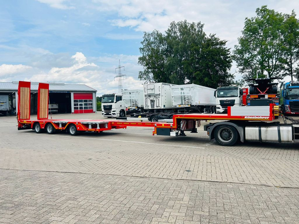 Kässbohrer KSLA RJ Mega Jumbo Tieflader mit Radmulden tele - Niska poluprikolica za prevoz: slika 1 Kässbohrer KSLA RJ Mega Jumbo Tieflader mit Radmulden tele - Niska poluprikolica za prevoz: slika 1
