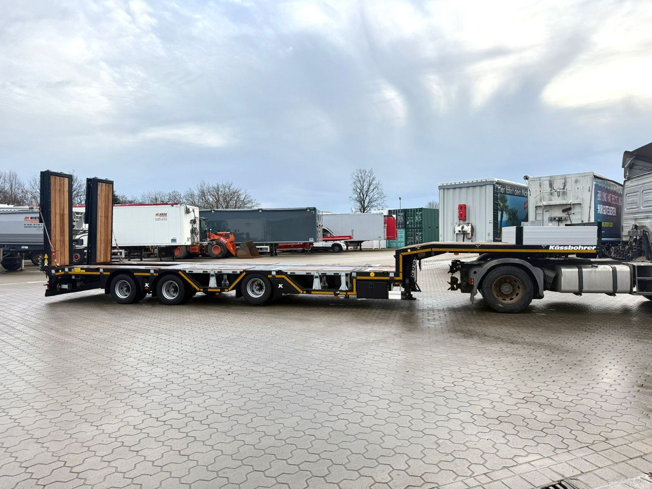 Kässbohrer SLAR3 Tele Tiefbett Radmulden metallisiert - Niska poluprikolica za prevoz: slika 5 Kässbohrer SLAR3 Tele Tiefbett Radmulden metallisiert - Niska poluprikolica za prevoz: slika 5