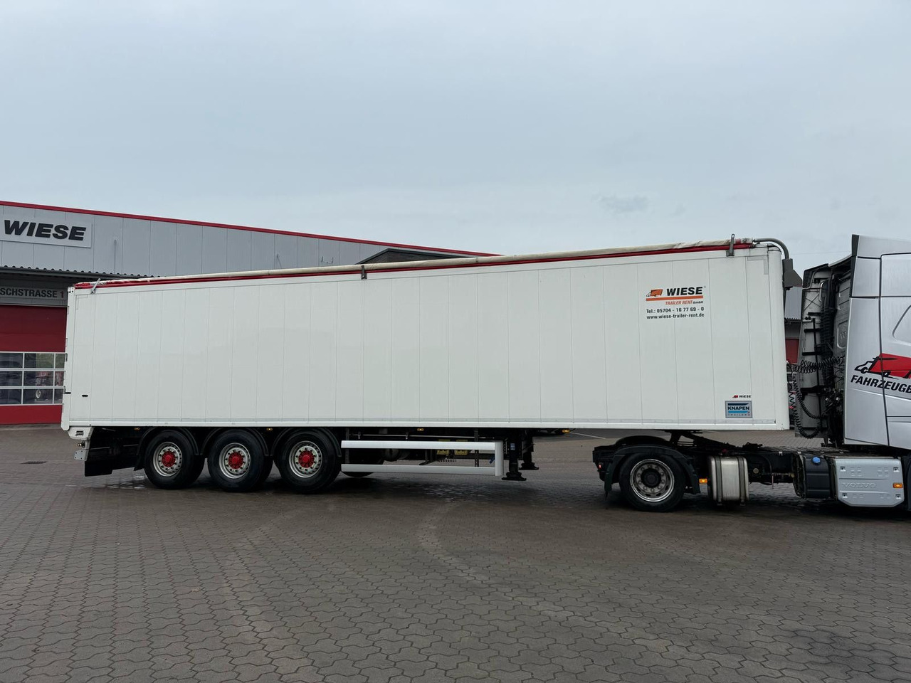 Knapen K100 Schubboden 80m³ Powersheet Lenkachse Agrar - Poluprikolica sa pokretnim podom: slika 5 Knapen K100 Schubboden 80m³ Powersheet Lenkachse Agrar - Poluprikolica sa pokretnim podom: slika 5