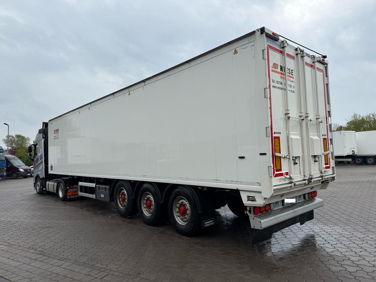 Knapen K100 Schubboden 80m³ Powersheet Lenkachse Agrar - Poluprikolica sa pokretnim podom: slika 4 Knapen K100 Schubboden 80m³ Powersheet Lenkachse Agrar - Poluprikolica sa pokretnim podom: slika 4