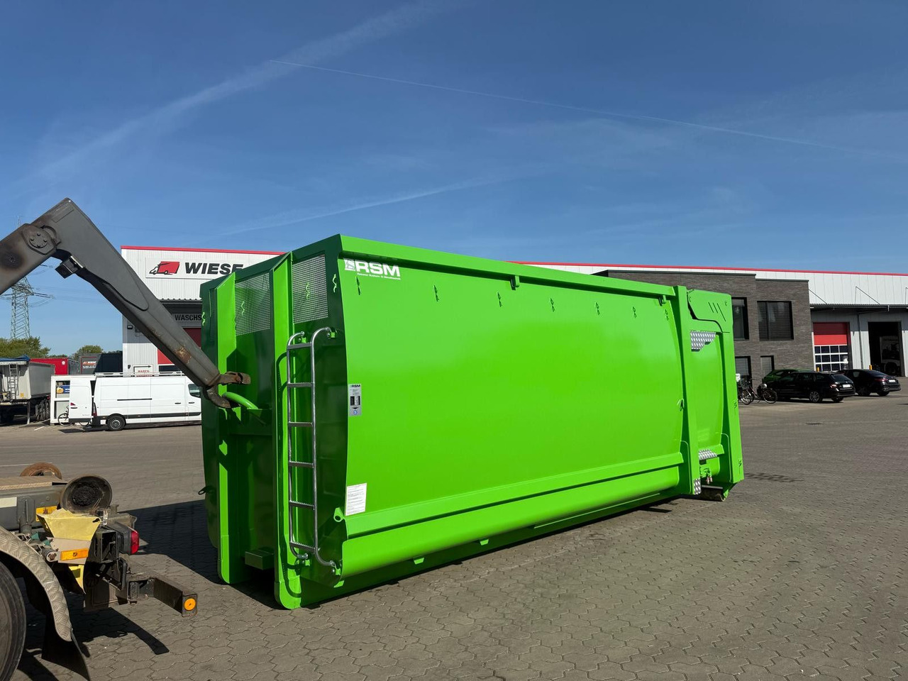 Poluprikolica za prevoz kontejnera/ Poluprikolica sa promenjivim sandukom RSM Abrollcontainer 38m³ mit hydr. Heckklappe: slika 6