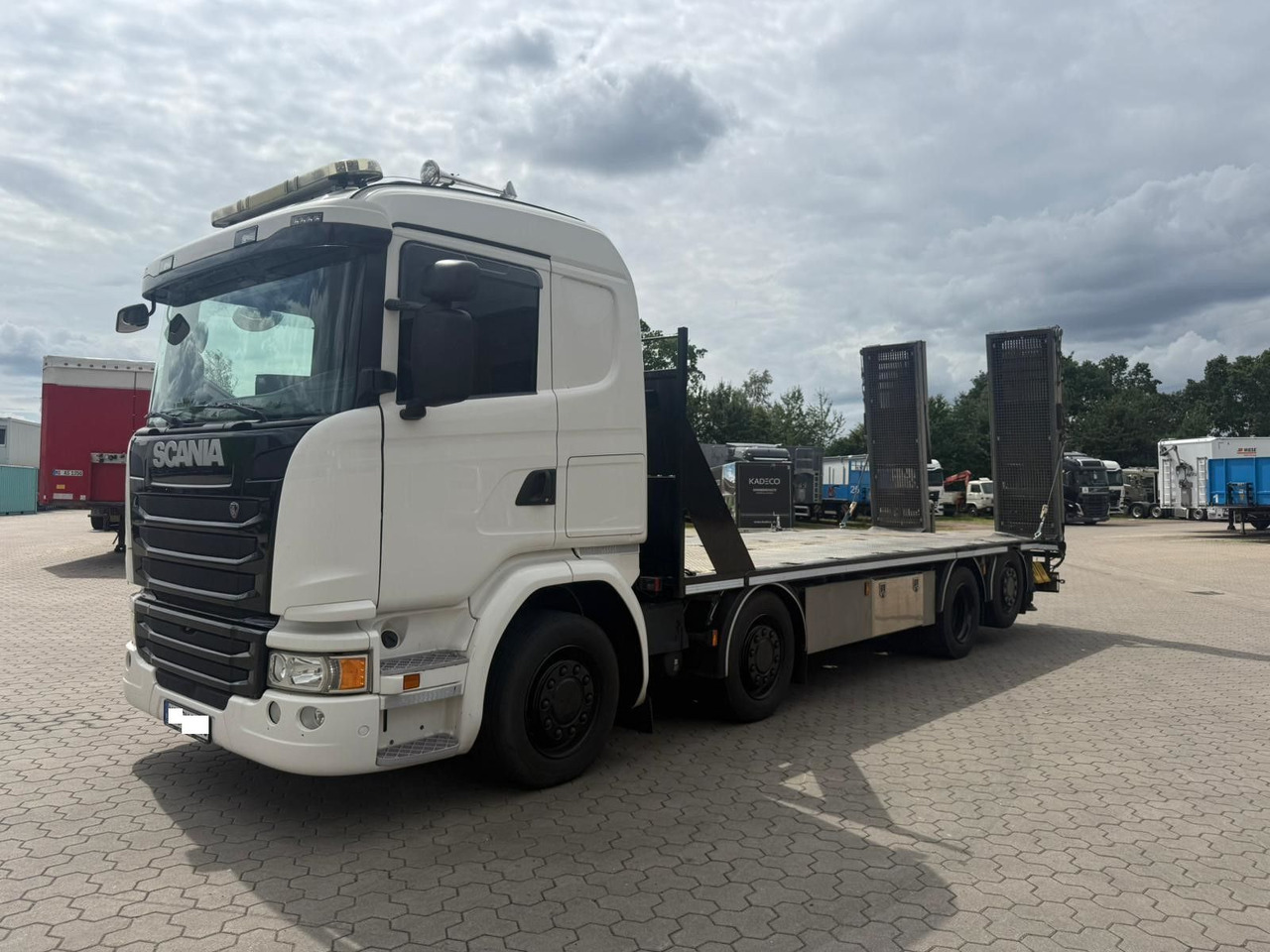Scania G450 Baumaschinentransporter mit Rampen - Šlep vozilo: slika 2 Scania G450 Baumaschinentransporter mit Rampen - Šlep vozilo: slika 2