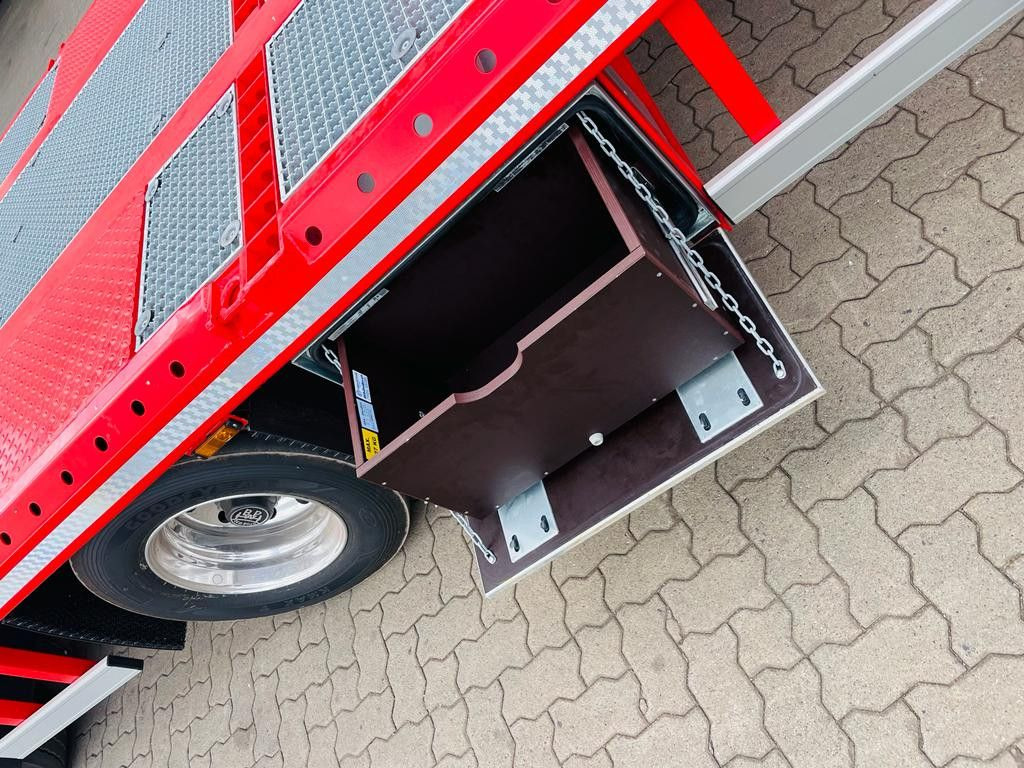 Plato poluprikolica novi Wiese Stufensattel Tieflader mit Kran Fassi F545: slika 8