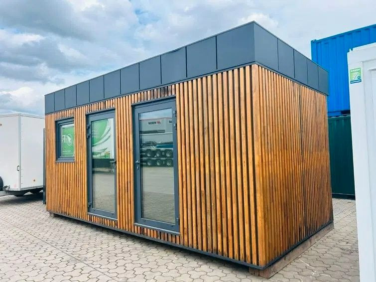 Wiese Wunderschöner Büro/Saunacontainer - Prikolica za prevoz kontejnera/ Prikolica sa promenjivim sandukom: slika 2 Wiese Wunderschöner Büro/Saunacontainer - Prikolica za prevoz kontejnera/ Prikolica sa promenjivim sandukom: slika 2