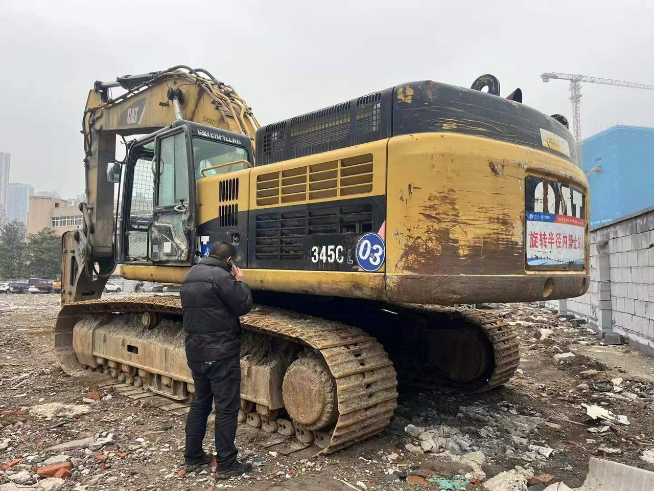 CATERPILLAR CAT-345C - Bager guseničar: slika 1 CATERPILLAR CAT-345C - Bager guseničar: slika 1