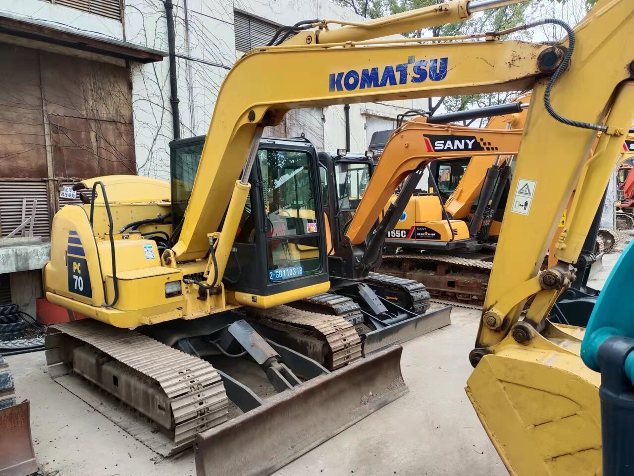 KOMATSU PC70-mini excavator - Mini bager: slika 2 KOMATSU PC70-mini excavator - Mini bager: slika 2