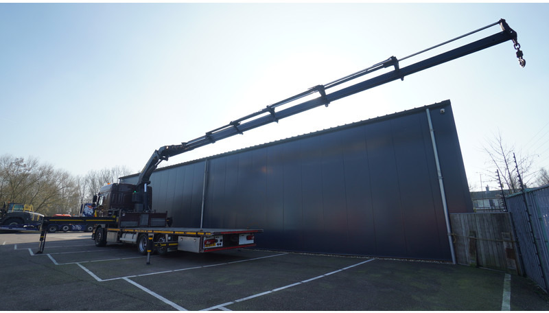DAF XF 460 6X2 FLATBED TRUCK WITH PALFINGER PK 50002 CRANE - Kamion sa dizalicom: slika 3 DAF XF 460 6X2 FLATBED TRUCK WITH PALFINGER PK 50002 CRANE - Kamion sa dizalicom: slika 3
