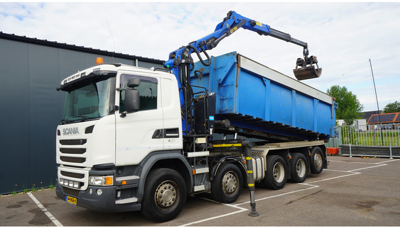 Scania G 490 10X4 CABLE SYSTEM TRUCK WITH PALFINGER Q180Z95TR CRANE - Kamion sa dizalicom: slika 2 Scania G 490 10X4 CABLE SYSTEM TRUCK WITH PALFINGER Q180Z95TR CRANE - Kamion sa dizalicom: slika 2