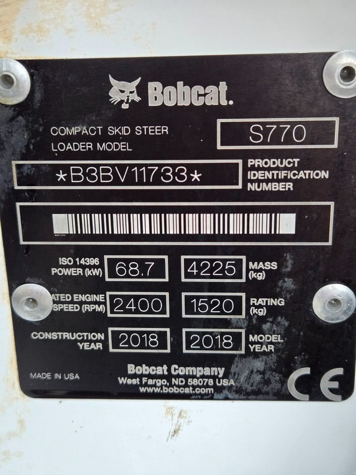 Bobcat S 770 - Utovarivač točkaš: slika 3 Bobcat S 770 - Utovarivač točkaš: slika 3