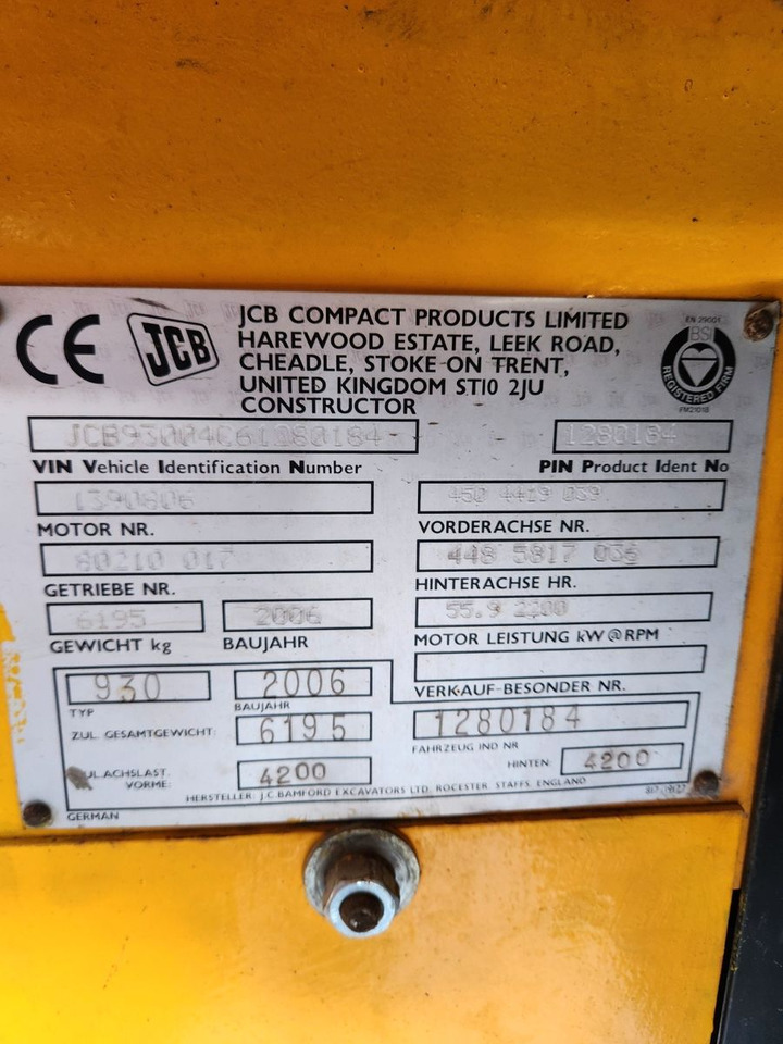 JCB 930 4 x 4 - Dizel viljuškar: slika 2 JCB 930 4 x 4 - Dizel viljuškar: slika 2
