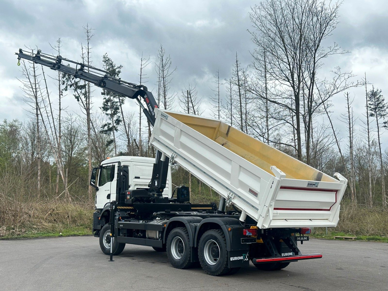Istovarivač, Kamion sa dizalicom MAN TGS 33.440 6x6 /3-Seiten- Kipper /  HIAB 228-4: slika 18