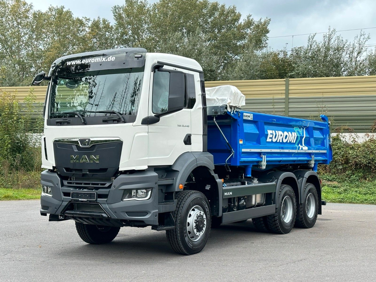 Istovarivač MAN TGS 33.440 6x6 /Euro6 3-Seiten-Kipper EuromixMTP: slika 16