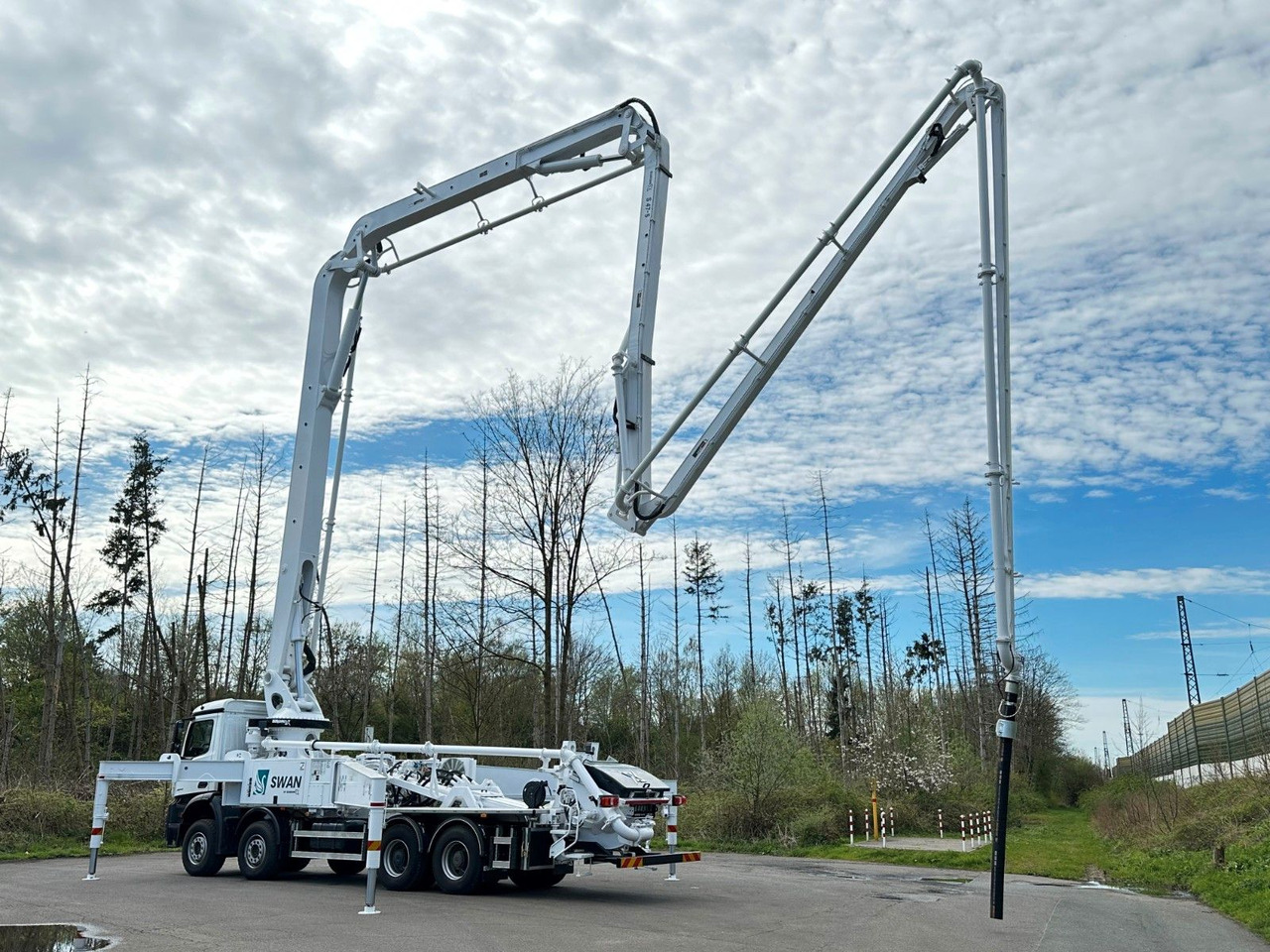 Mercedes-Benz Arocs 5 4542 8x4 SWAN TSP 47-5 160RZ ( 47m ) - Auto pumpa za beton: slika 5 Mercedes-Benz Arocs 5 4542 8x4 SWAN TSP 47-5 160RZ ( 47m ) - Auto pumpa za beton: slika 5