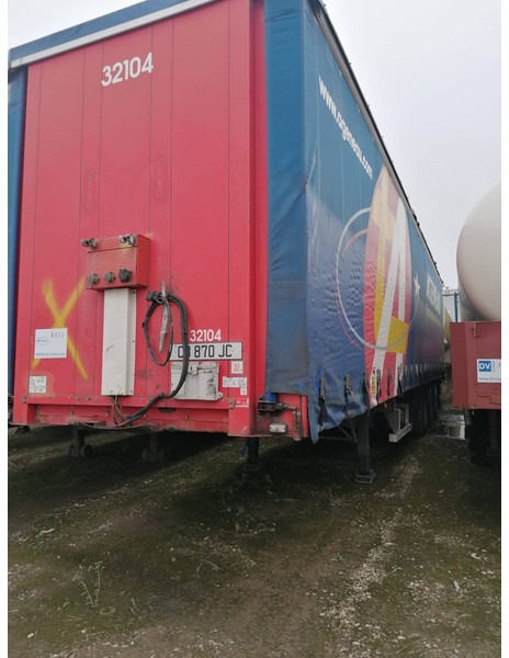Curtain semi-trailer with used aboveground 2700 &4850L tanks Gas, Gaz, LPG, GPL, Propane, Butane tank ID 8.370 - Poluprikolica cisterna: slika 2 Curtain semi-trailer with used aboveground 2700 &4850L tanks Gas, Gaz, LPG, GPL, Propane, Butane tank ID 8.370 - Poluprikolica cisterna: slika 2