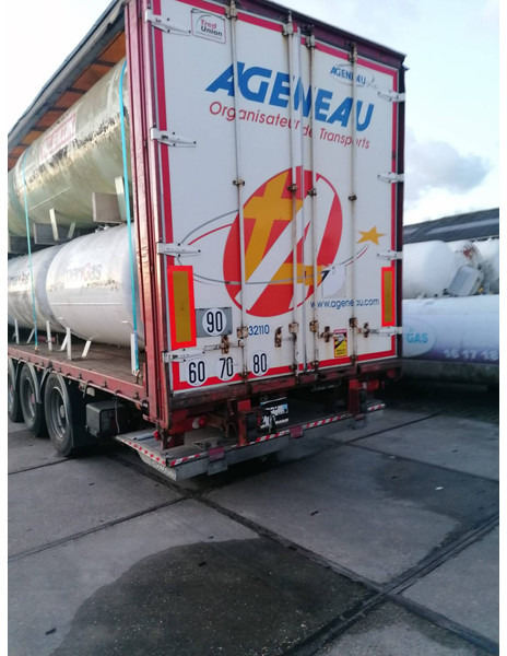 Curtain semi-trailer with used aboveground 2700 &4850L tanks Gas, Gaz, LPG, GPL, Propane, Butane tank ID 8.370 - Poluprikolica cisterna: slika 3 Curtain semi-trailer with used aboveground 2700 &4850L tanks Gas, Gaz, LPG, GPL, Propane, Butane tank ID 8.370 - Poluprikolica cisterna: slika 3