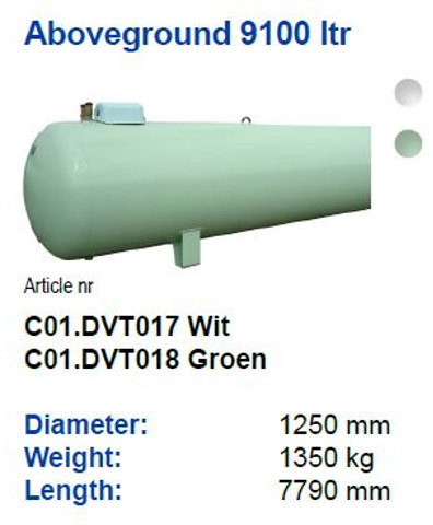 De Visser Propaan/Butaan LPG tank 9100 L gastank Propaan/Butaan LPG tank 9100 L (4,55 ton) Gastank Ø 1250 including tank fittings ID 11.10 L: 7790mm, 1350kg option of heating spiral - Rezervoar za gorivo za Kamion: slika 4 De Visser Propaan/Butaan LPG tank 9100 L gastank Propaan/Butaan LPG tank 9100 L (4,55 ton) Gastank Ø 1250 including tank fittings ID 11.10 L: 7790mm, 1350kg option of heating spiral - Rezervoar za gorivo za Kamion: slika 4