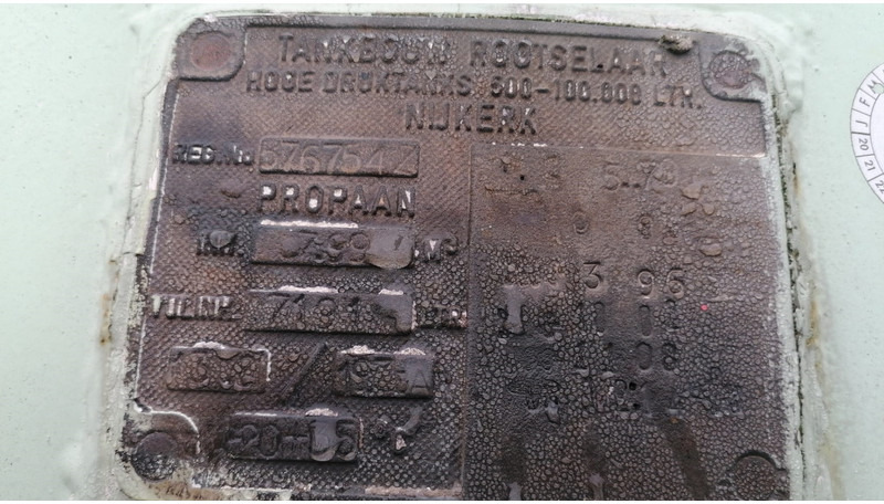 De Visser used Gastank Propaan/Butaan LPG tank 8000L (4 ton) Ø 1600 LPG, gas, gaz, Gastank - Rezervoar za skladištenje: slika 5 De Visser used Gastank Propaan/Butaan LPG tank 8000L (4 ton) Ø 1600 LPG, gas, gaz, Gastank - Rezervoar za skladištenje: slika 5