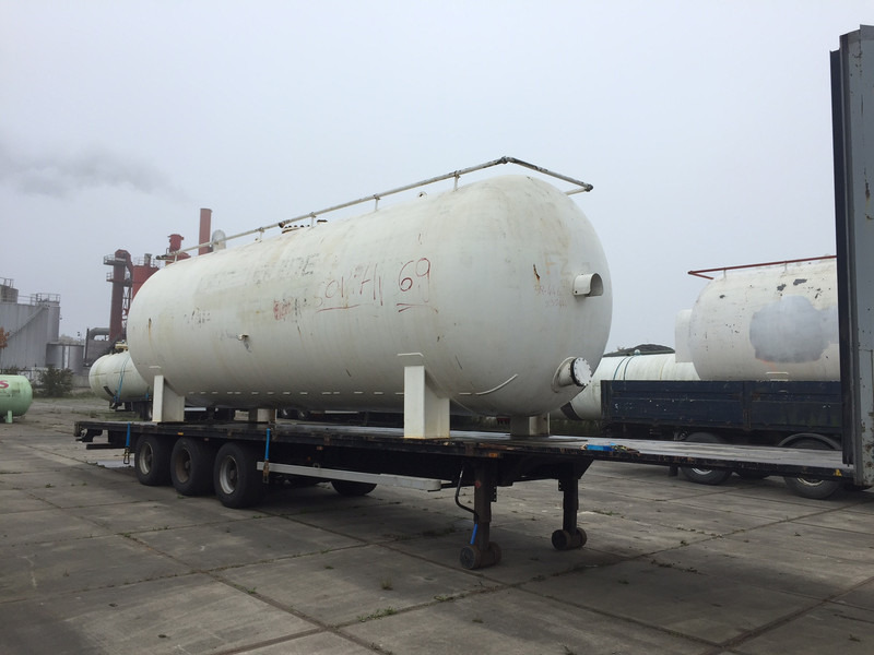 Van Hool Open flatbed trailer Stationary tank 50m3 - Gas, Gaz, LPG, GPL, Propane, Butane ID 1.1 - Poluprikolica cisterna: slika 1 Van Hool Open flatbed trailer Stationary tank 50m3 - Gas, Gaz, LPG, GPL, Propane, Butane ID 1.1 - Poluprikolica cisterna: slika 1
