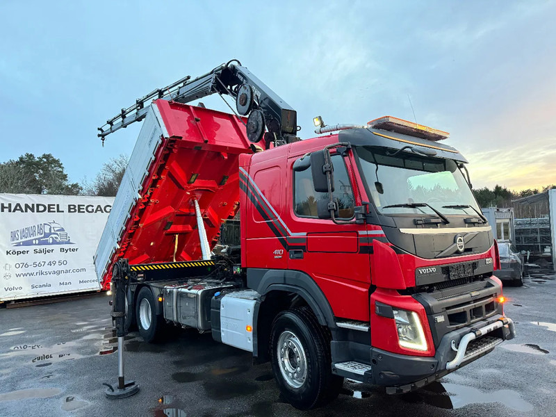 Volvo FMX 410 6x2*4, Tipper & Crane, 2015 - Istovarivač, Kamion sa dizalicom: slika 1 Volvo FMX 410 6x2*4, Tipper & Crane, 2015 - Istovarivač, Kamion sa dizalicom: slika 1