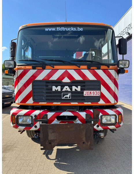 MAN ME18.250 **4x4-TIPPER+PALFINGER PK8500-BELGIAN TRUCK** - Istovarivač, Kamion sa dizalicom: slika 2 MAN ME18.250 **4x4-TIPPER+PALFINGER PK8500-BELGIAN TRUCK** - Istovarivač, Kamion sa dizalicom: slika 2