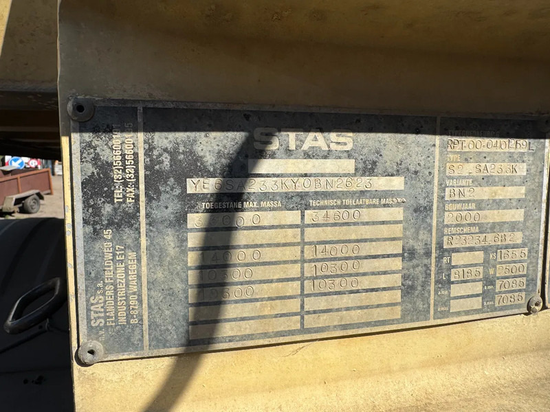 Poluprikolica istovarivača Stas **FULL STEEL SUSPENSION-ALU**: slika 16