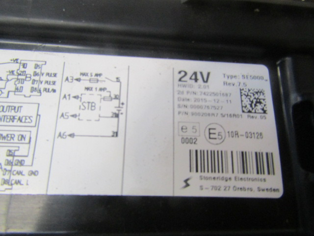 DAF LF 220 EURO 6 DIGITAL TACHO EXAKT DUO TYPE S1-5000 - Kabina i enterijer za Kamion: slika 2 DAF LF 220 EURO 6 DIGITAL TACHO EXAKT DUO TYPE S1-5000 - Kabina i enterijer za Kamion: slika 2