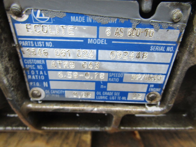 DAF LF55 180 ATRONIC GEARBOX TYPE AS800TO - Menjač za Kamion: slika 3 DAF LF55 180 ATRONIC GEARBOX TYPE AS800TO - Menjač za Kamion: slika 3