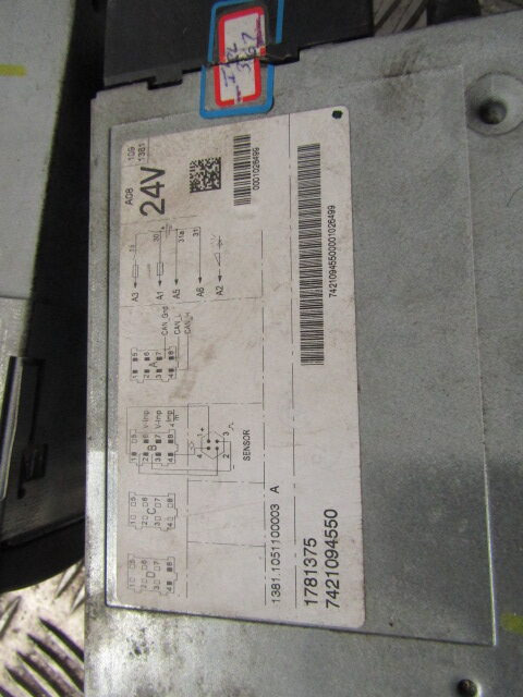 DAF XF 105 DIGI TACH VDO P/NO 1781375 - Električni sistem za Kamion: slika 3 DAF XF 105 DIGI TACH VDO P/NO 1781375 - Električni sistem za Kamion: slika 3