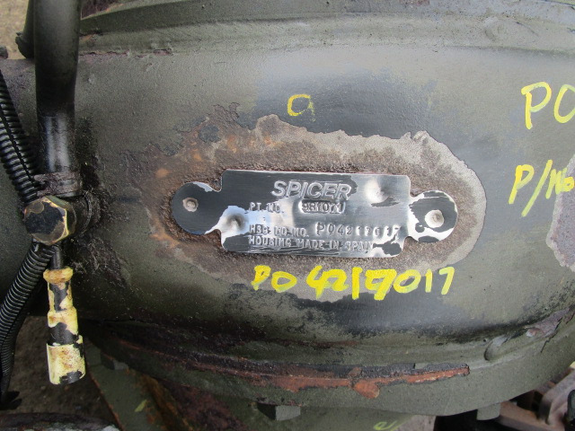 DENNIS ELITE II SPICER REAR AXLE P/NO 981071/ P04217017 - Osovina i delovi za Korisno/ Posebno vozilo: slika 4 DENNIS ELITE II SPICER REAR AXLE P/NO 981071/ P04217017 - Osovina i delovi za Korisno/ Posebno vozilo: slika 4