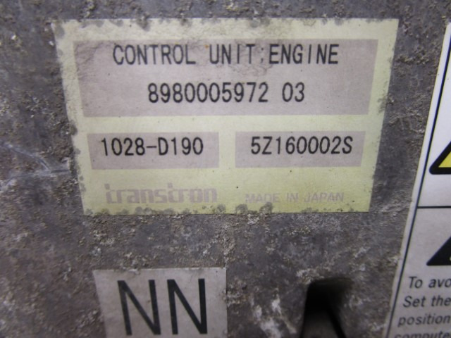 ISUZU NQR 5.2 ENGINE ECU 8980005972 03 - Upravljačka jedinica za Kamion: slika 2 ISUZU NQR 5.2 ENGINE ECU 8980005972 03 - Upravljačka jedinica za Kamion: slika 2