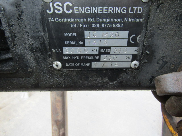 JSC BRICK / BLOCK GRAB 2 TON VERY CLEAN - Stezaljka za Kamion: slika 4 JSC BRICK / BLOCK GRAB 2 TON VERY CLEAN - Stezaljka za Kamion: slika 4