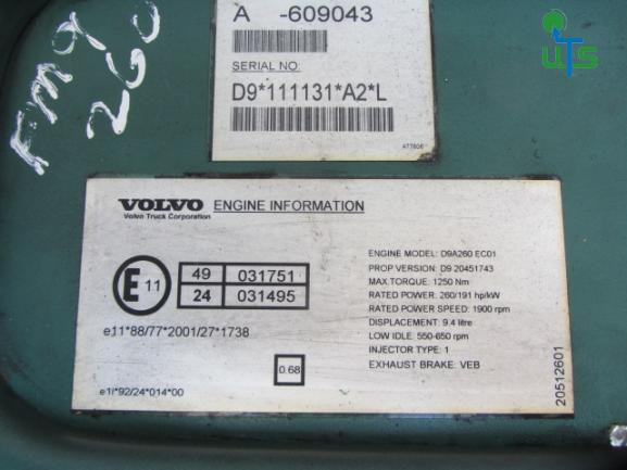 VOLVO FM9 260 ENGINE ECU - Upravljačka jedinica za Kamion: slika 3 VOLVO FM9 260 ENGINE ECU - Upravljačka jedinica za Kamion: slika 3
