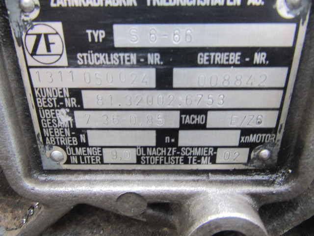 ZF S6-66 6 SPEED GEARBOX - Menjač za Kamion: slika 2 ZF S6-66 6 SPEED GEARBOX - Menjač za Kamion: slika 2