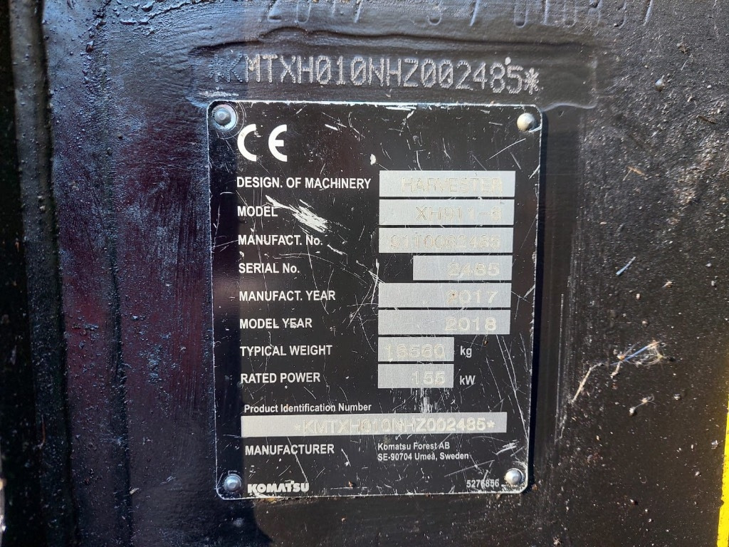 Komatsu 911 - Kombajn za šumarstvo: slika 2 Komatsu 911 - Kombajn za šumarstvo: slika 2