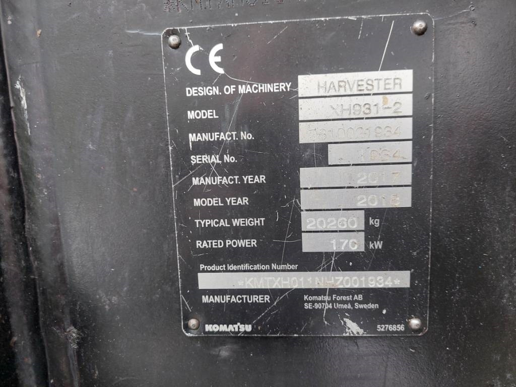 Komatsu 931.2 - Kombajn za šumarstvo: slika 4 Komatsu 931.2 - Kombajn za šumarstvo: slika 4