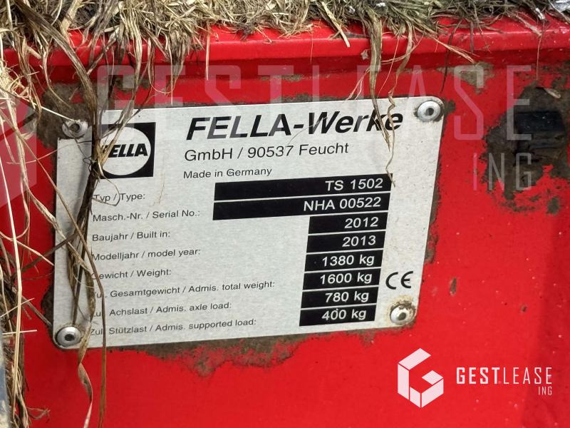 FELLA TS1502 - Prevrtač/ Grabuljač: slika 5 FELLA TS1502 - Prevrtač/ Grabuljač: slika 5