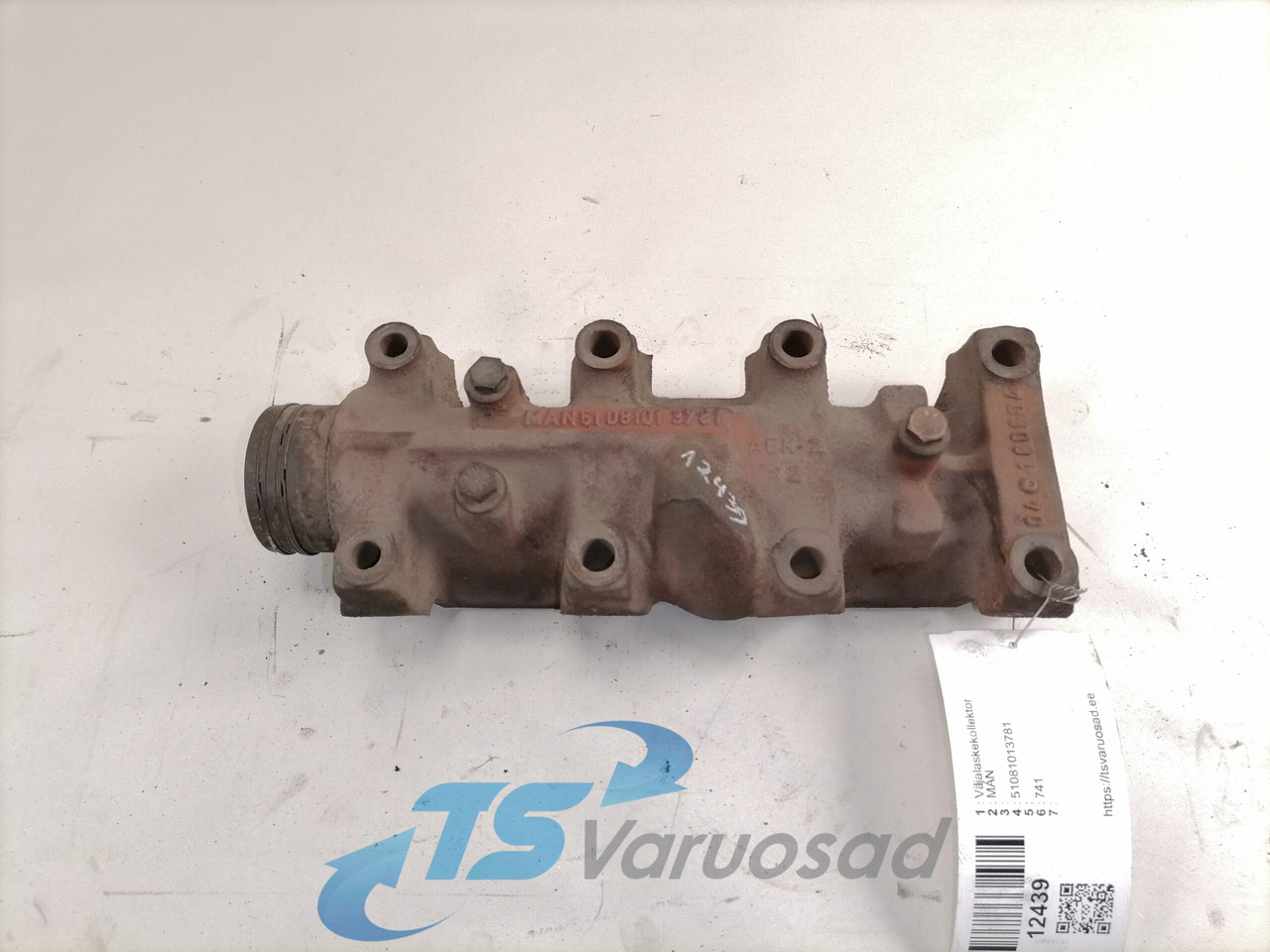 MAN Exhaust mainfold 51081013781 - Izduvna grana za Kamion: slika 1 MAN Exhaust mainfold 51081013781 - Izduvna grana za Kamion: slika 1