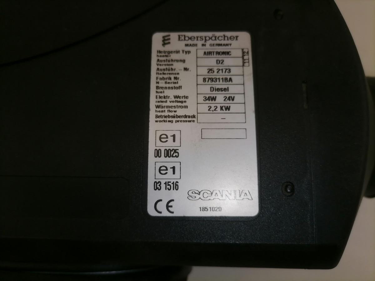 Scania Auxiliary heater 1851020 - Grejanje/ Ventilacija za Kamion: slika 4 Scania Auxiliary heater 1851020 - Grejanje/ Ventilacija za Kamion: slika 4