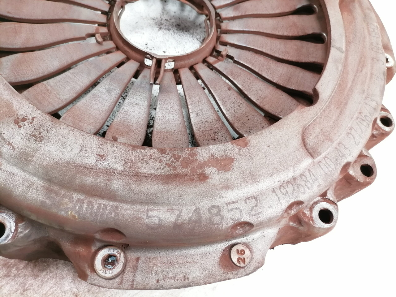 Scania Clutch cover 574852 - Kvačilo i delovi za Kamion: slika 4 Scania Clutch cover 574852 - Kvačilo i delovi za Kamion: slika 4