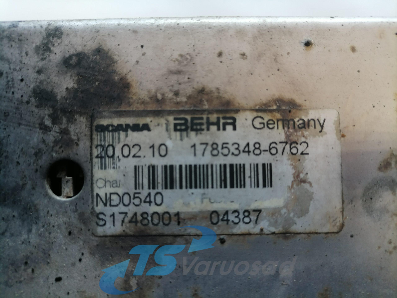 Scania EGR radiator 1785348 - EGR hladnjak za Kamion: slika 4 Scania EGR radiator 1785348 - EGR hladnjak za Kamion: slika 4