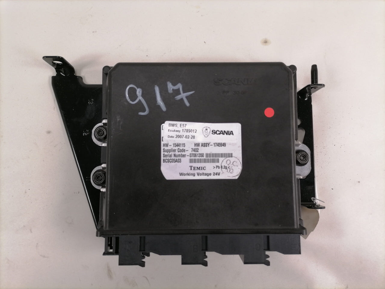 Scania Ecu, BWS 1785012 - Upravljačka jedinica za Kamion: slika 2 Scania Ecu, BWS 1785012 - Upravljačka jedinica za Kamion: slika 2