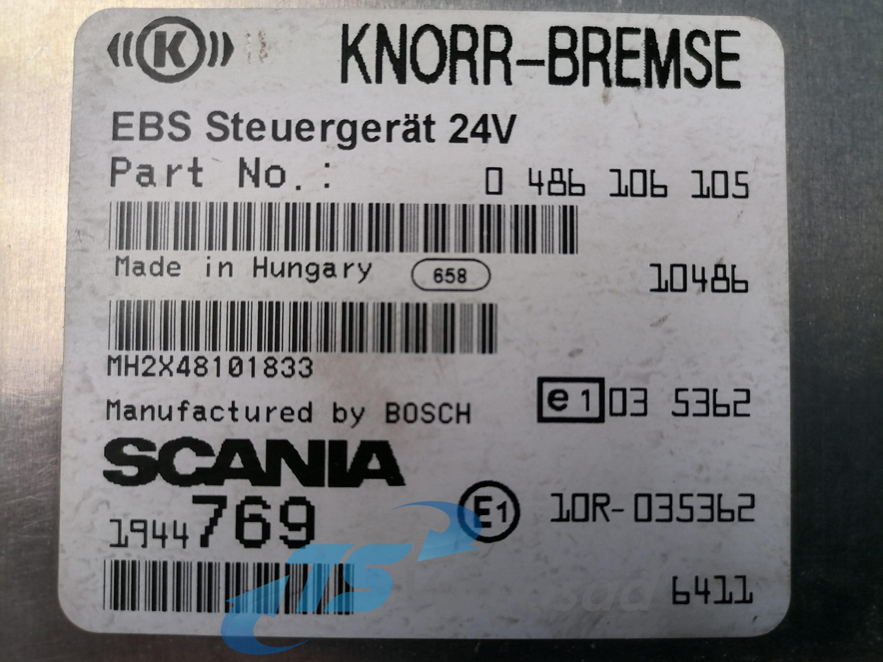 Scania Ecu, EBS 1944769 - Upravljačka jedinica za Kamion: slika 4 Scania Ecu, EBS 1944769 - Upravljačka jedinica za Kamion: slika 4